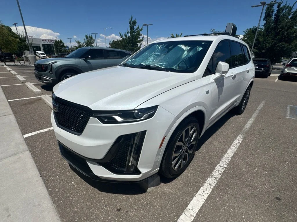 Used 2021 White Cadillac Sport image 2