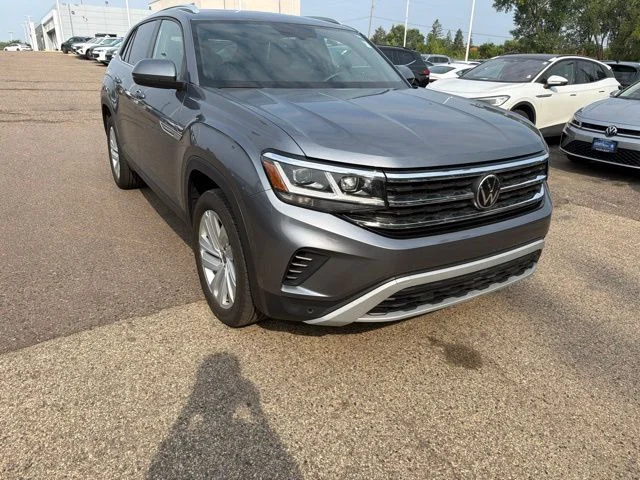 Certified 2023 Volkswagen Atlas Cross Sport SE w/Tech with VIN 1V2KE2CA8PC222836 for sale in Inver Grove Heights, Minnesota