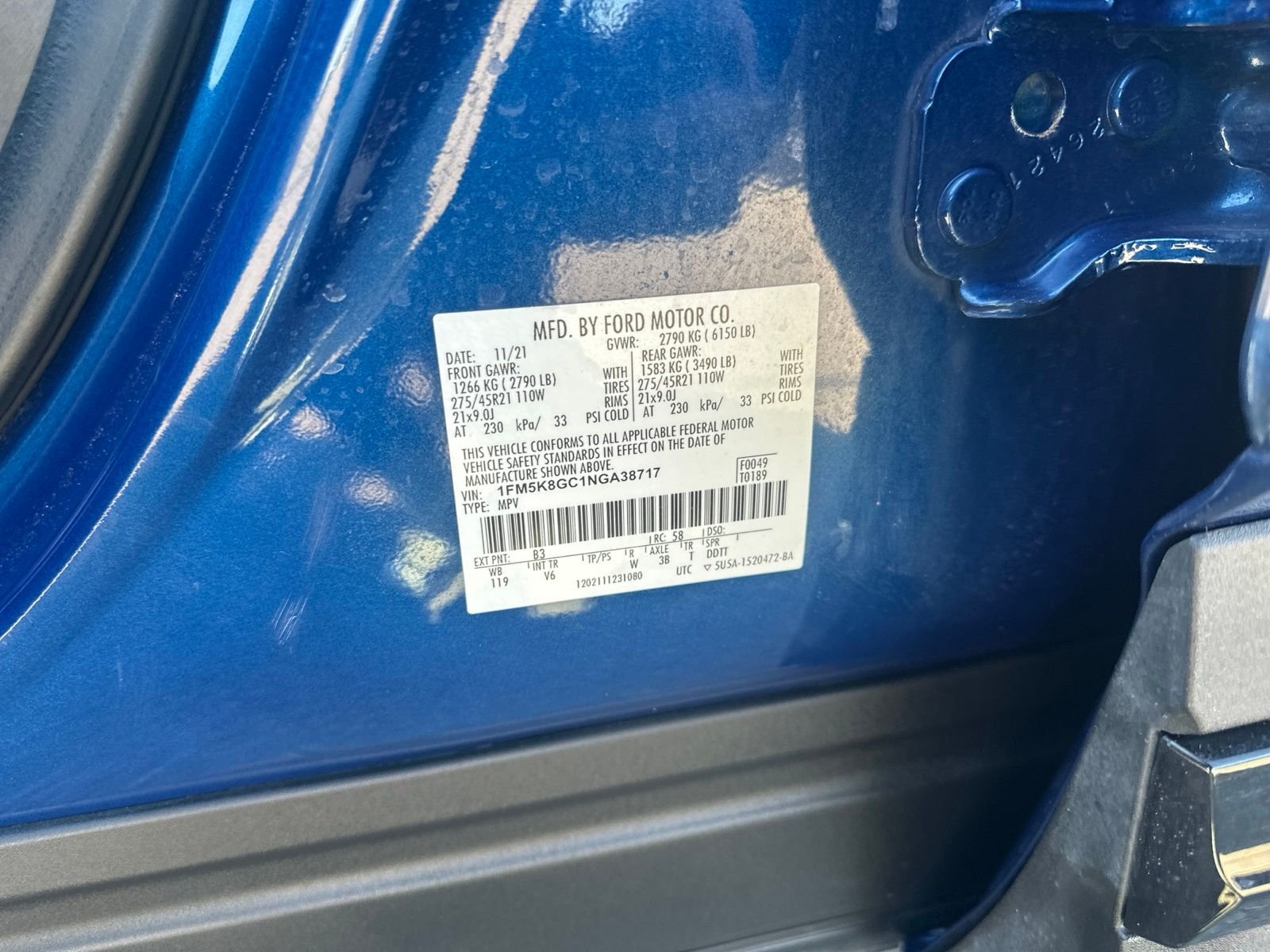 Used 2022 Blue Ford ST image 13