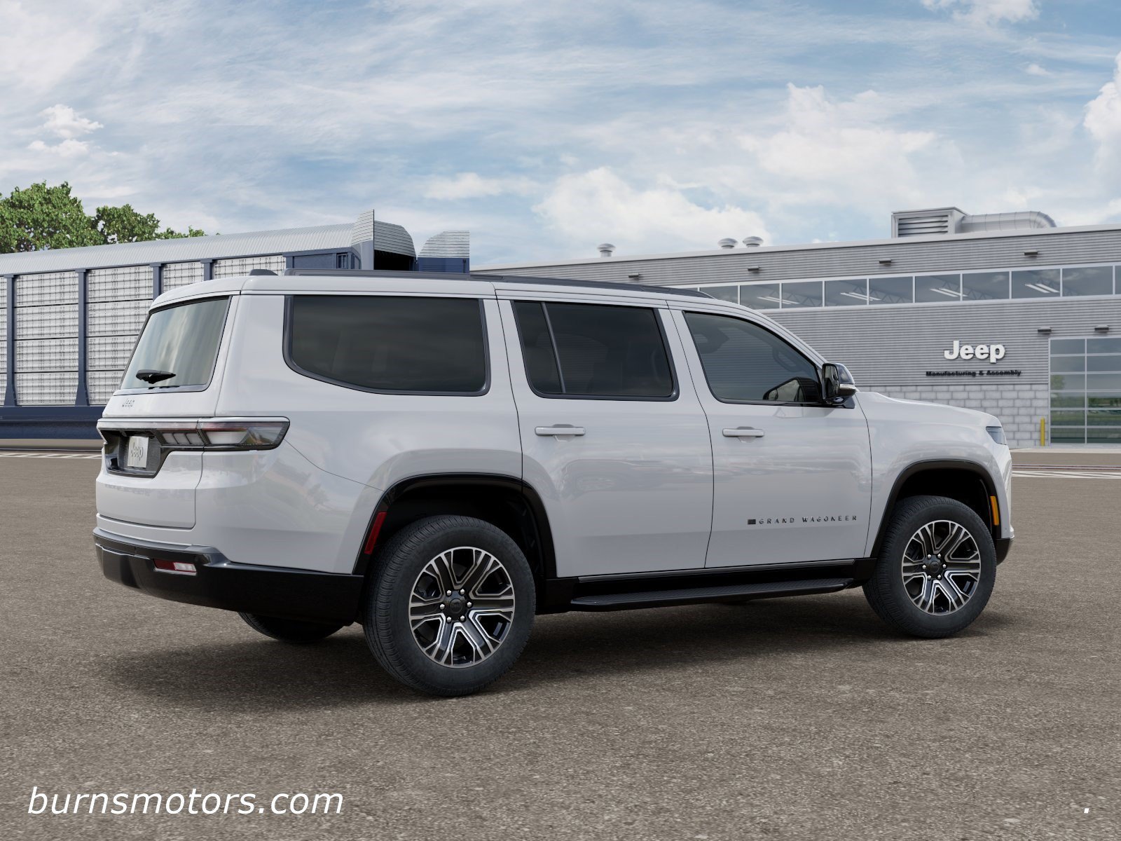 New 2026 Bright White Clear-Coat Exterior Paint Jeep 4x2 image 4