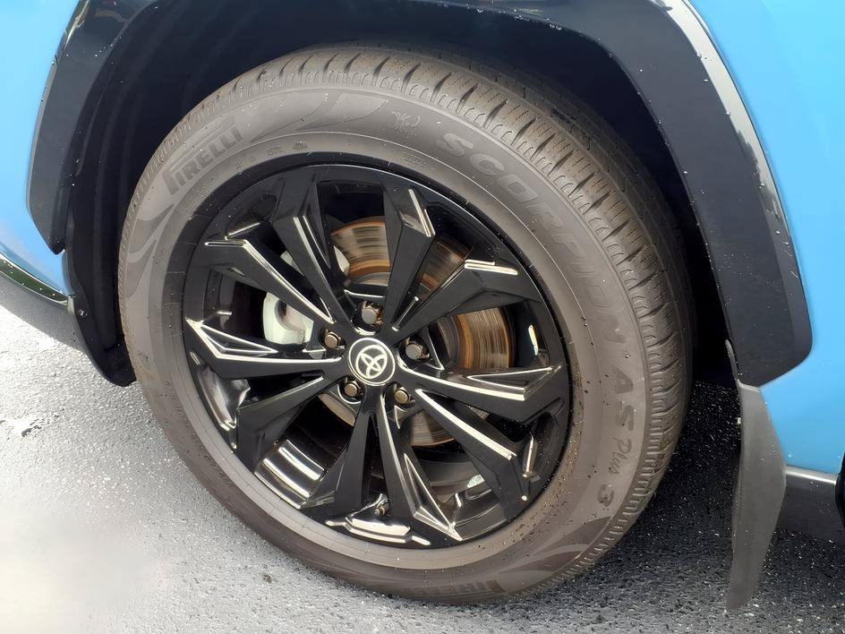 Used 2022 Cavalry Blue Toyota Hybrid SE image 9