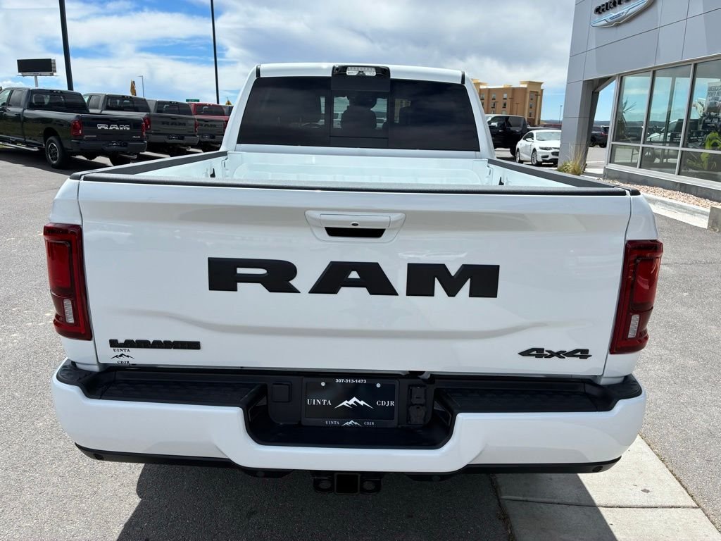 New 2026 Bright White Clear-Coat Exterior Paint RAM Laramie image 4