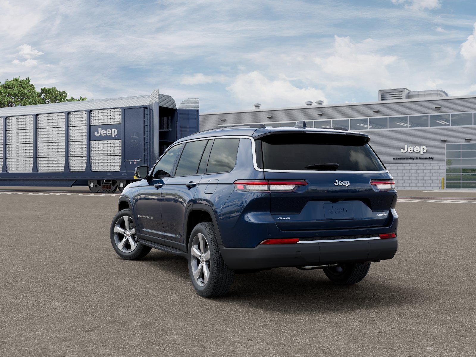 New 2026 Fathom Blue Pearl-Coat Exterior Paint Jeep Limited image 3
