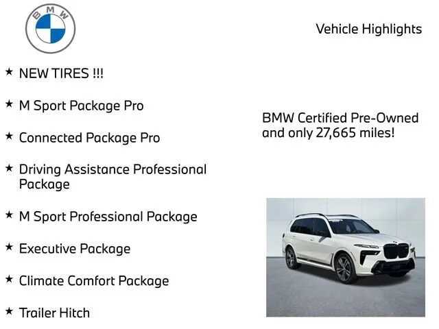 Certified Used 2025 Mineral White BMW M60i image 11
