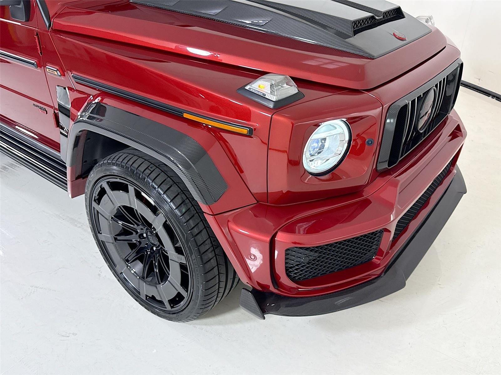 Used 2021 designo Cardinal Red Metallic Mercedes-Benz AMG® G 63 | Brabus Widebody image 43