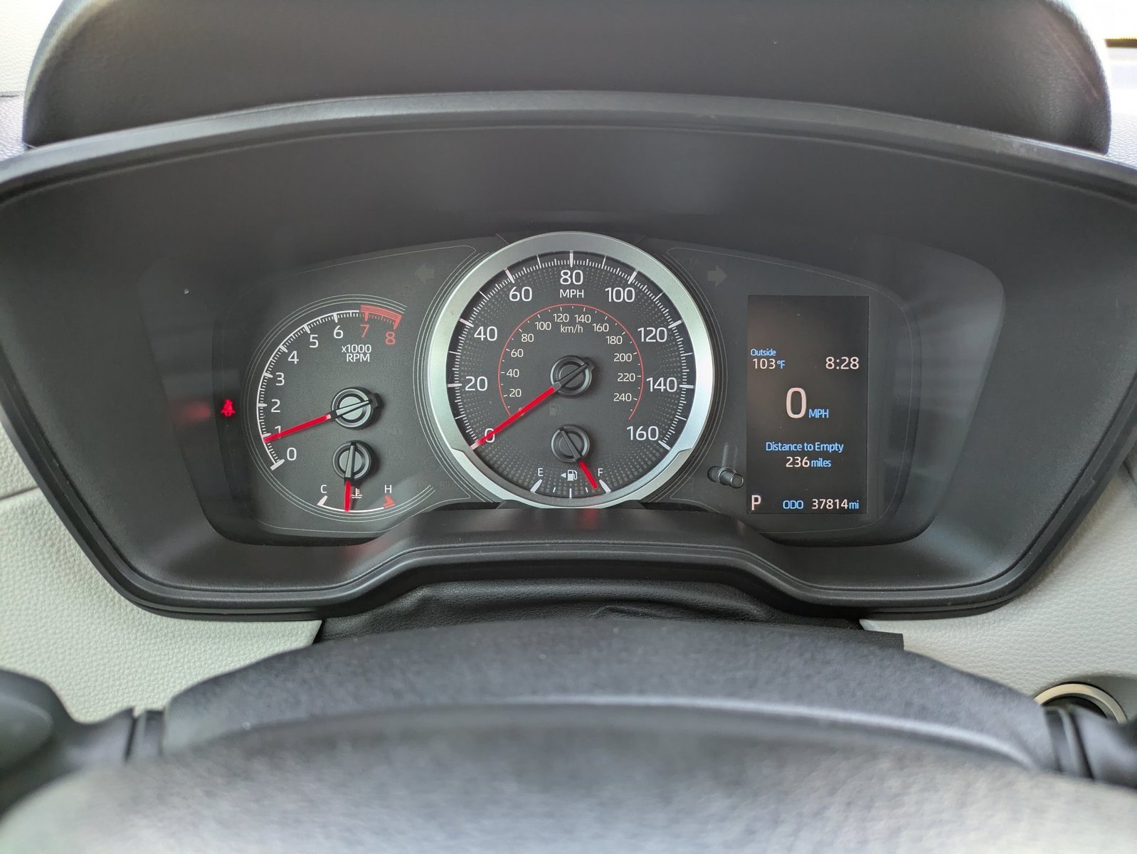 Used 2022 Blue Crush Metallic Toyota LE image 11