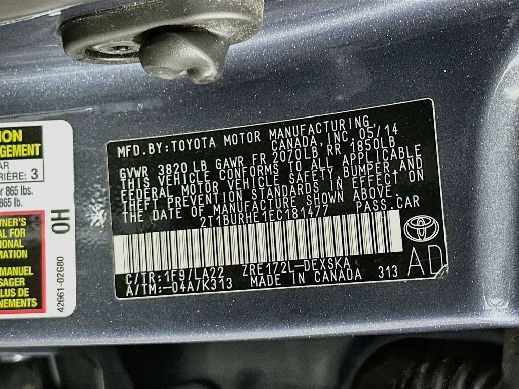 Used 2014 Slate Metallic Toyota S Premium image 32