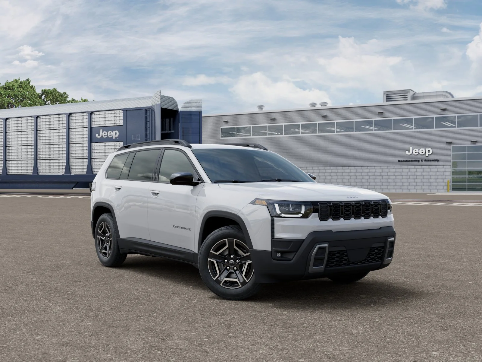 New 2026 Bright White Clear-Coat Exterior Paint Jeep Laredo image 31