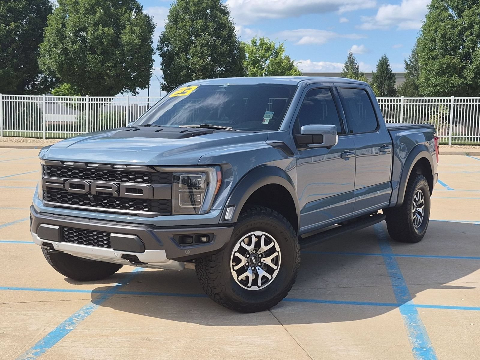 Used 2023 Azure Gray Metallic Ford Raptor 4WD image 2