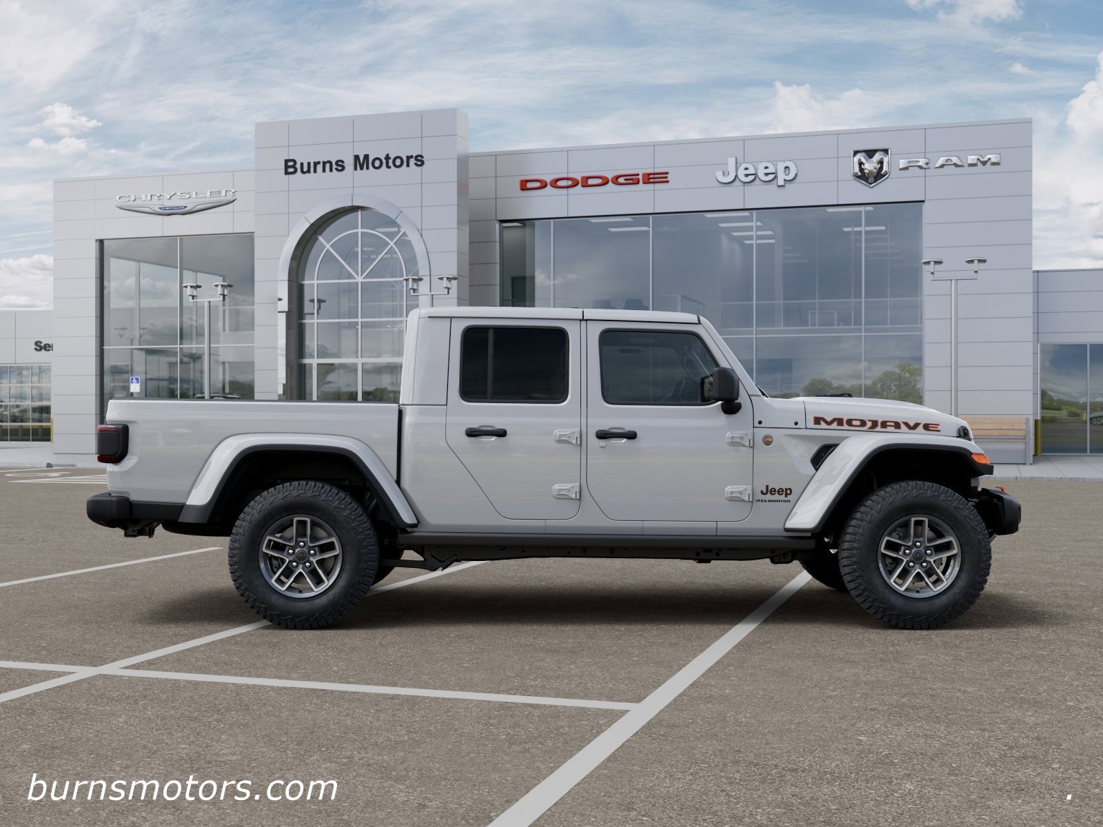 New 2026 Bright White Clear-Coat Exterior Paint Jeep Mojave image 21
