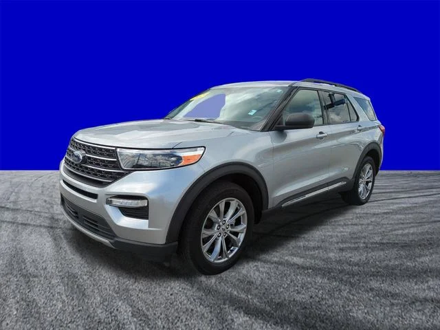 Certified Used 2021 Iconic Silver Metallic Ford XLT image 8