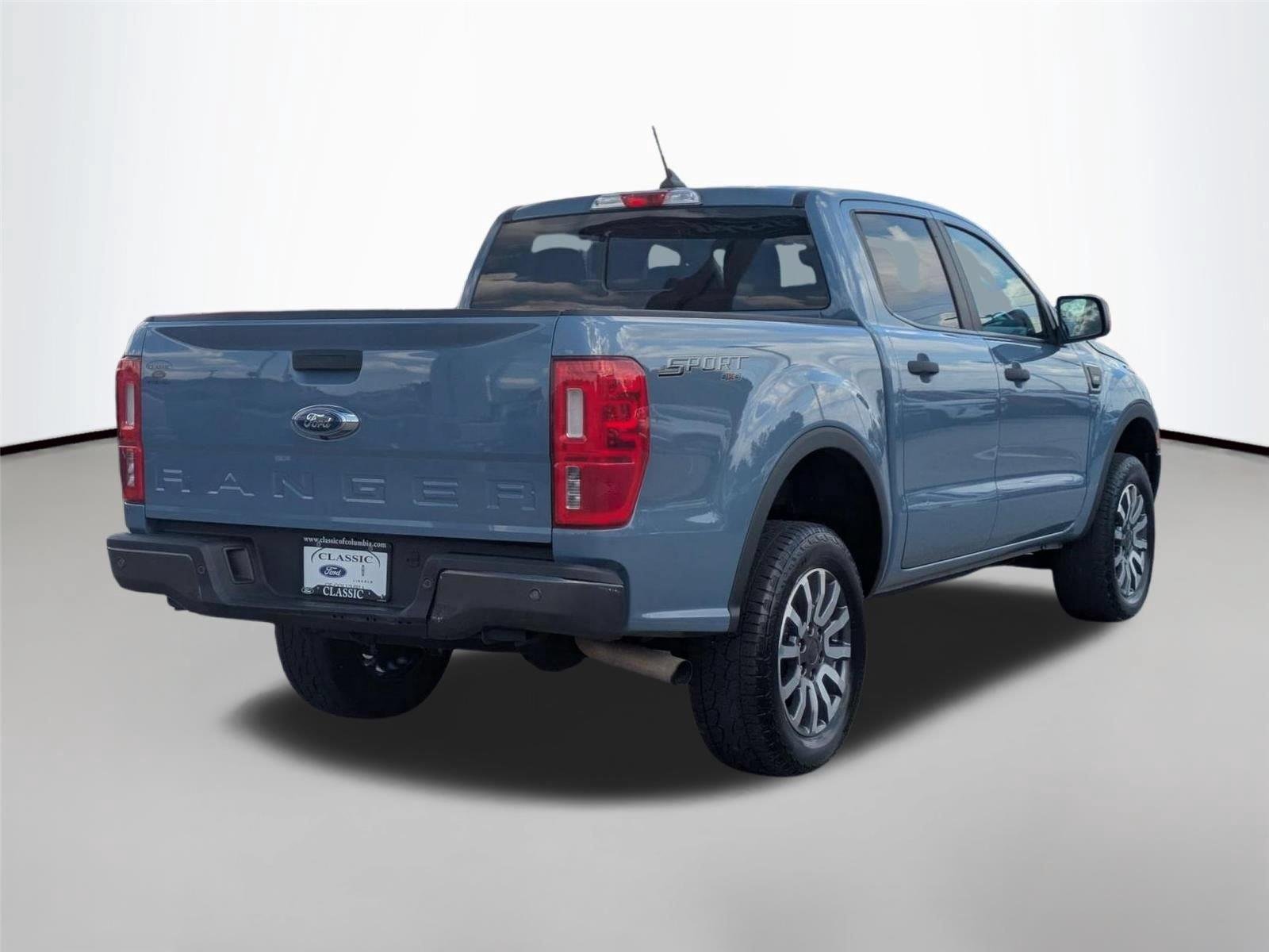 Used 2023 Azure Gray Metallic Tri-Coat Ford XLT image 5