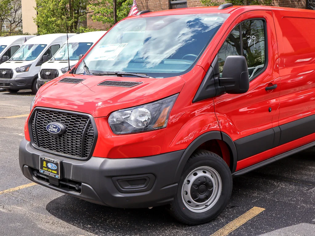 New 2026 Race Red Ford Cargo Van image 1