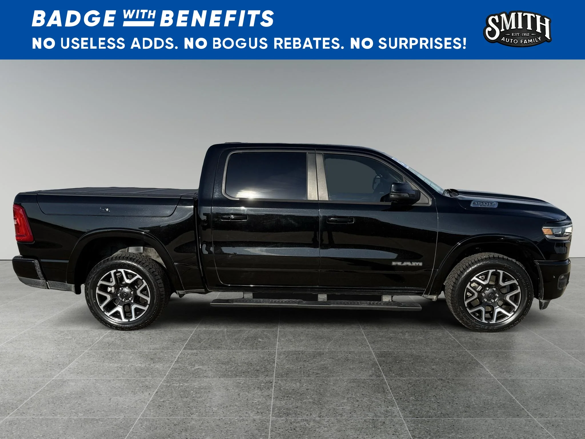 Certified Used 2025 Diamond Black Ram Laramie image 3