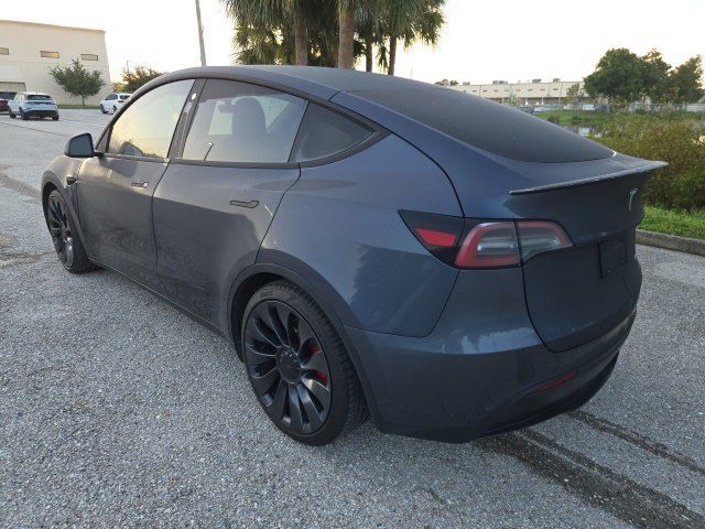 Used 2023 Midnight Silver Metallic Tesla Performance image 3