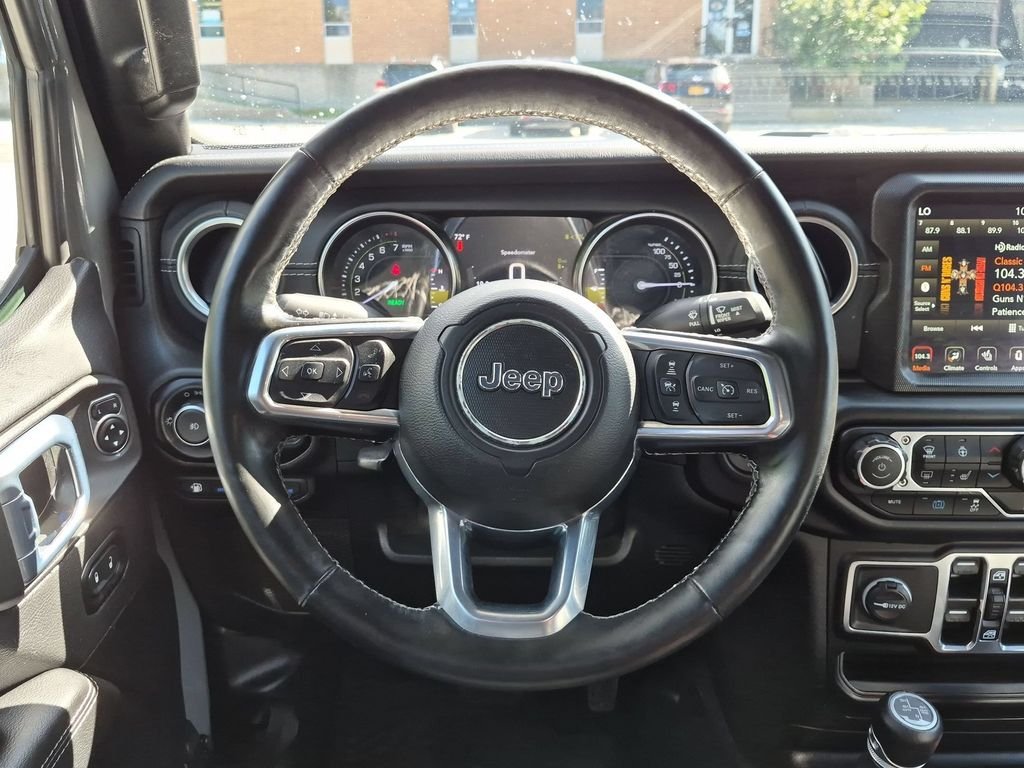 Used 2021 Gray Jeep Unlimited Sahara 4xe image 14