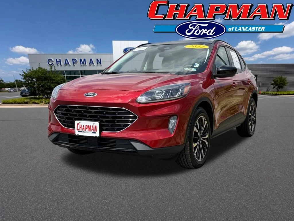 Certified Used 2022 Red Metallic Ford SEL image 3