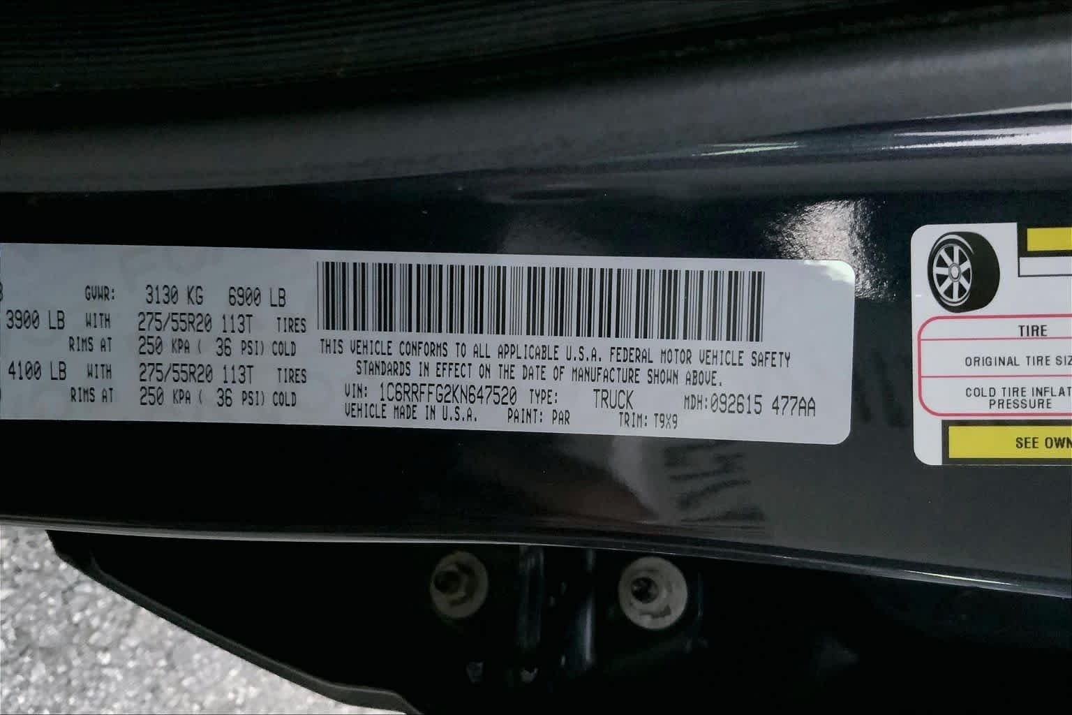 Used 2019 Maximum Steel Metallic Clearcoat Ram Big Horn/Lone Star image 29