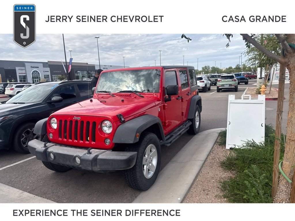 Used 2016 Firecracker Red Clearcoat Jeep Sport image 1