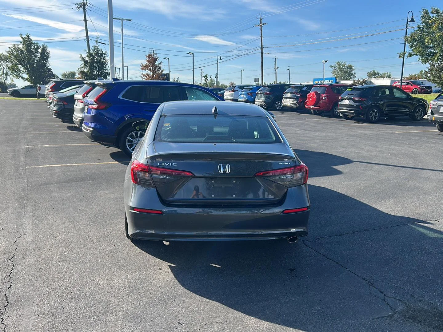 Used 2024 Meteorite Gray Metallic Honda Sport image 5