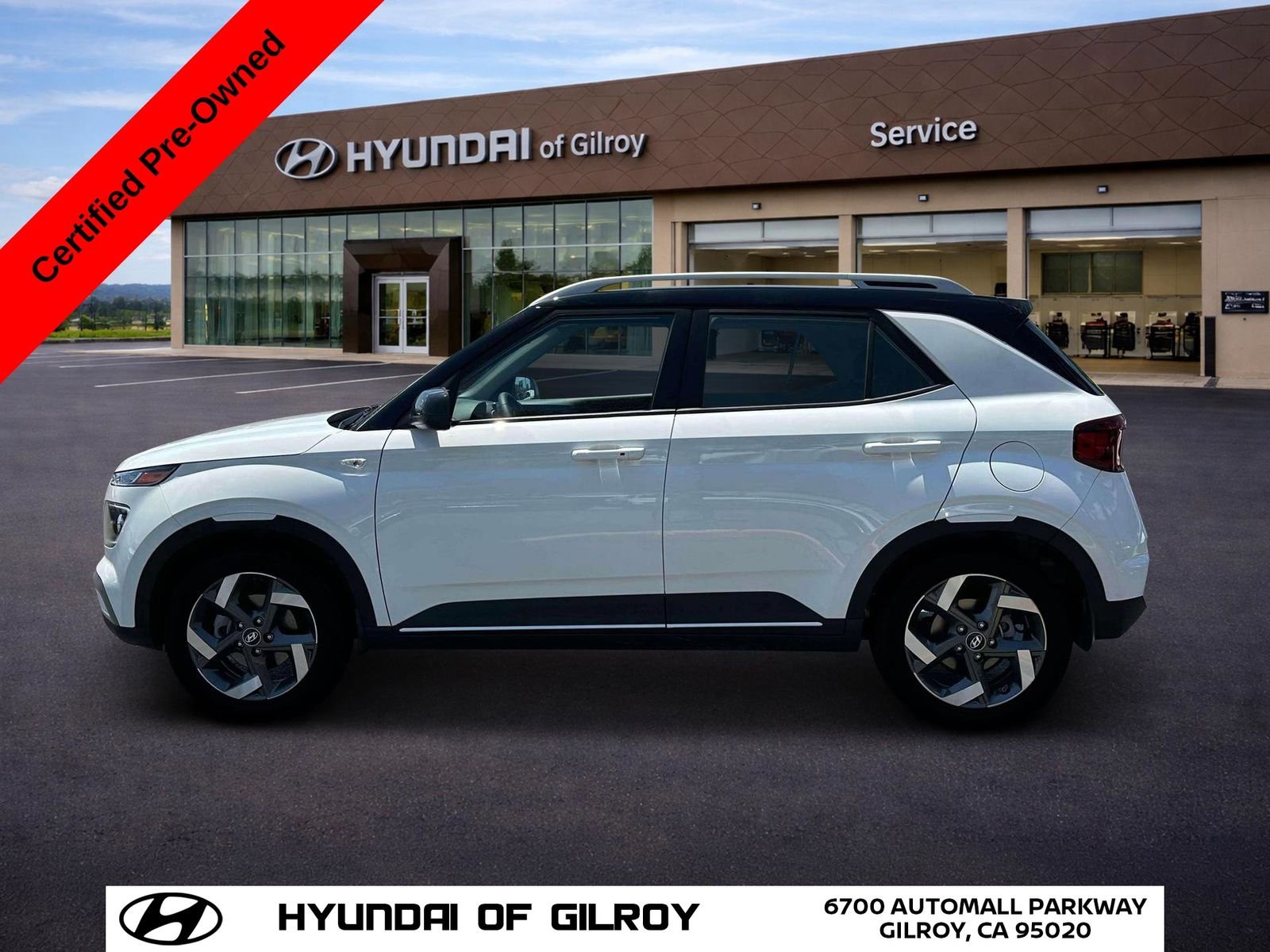Certified Used 2025 White Hyundai Limited image 3