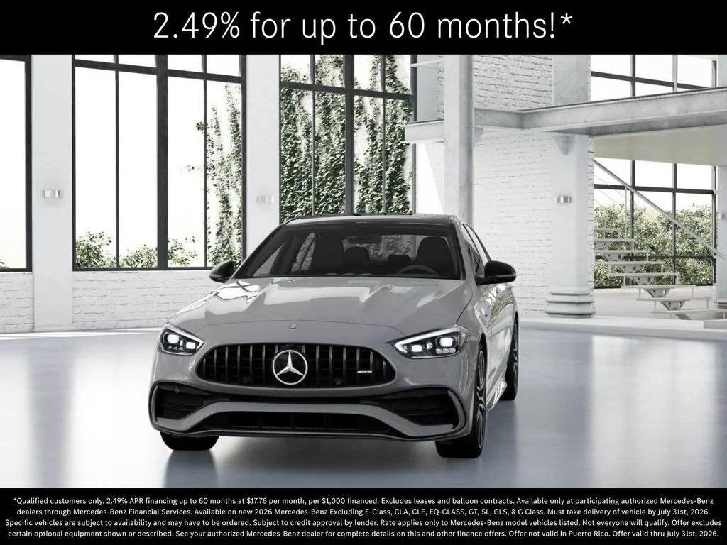 New 2026 MANUFAKTUR Alpine Grey Mercedes-Benz AMG® C 43 4MATIC Sedan image 42