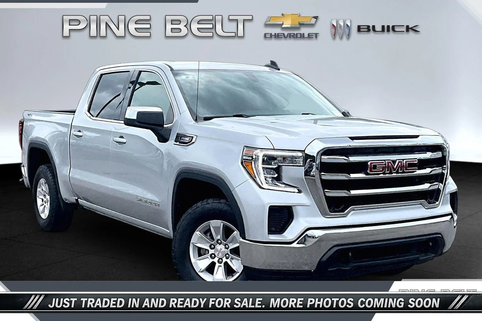 Used 2021 Silver GMC SLE image 1