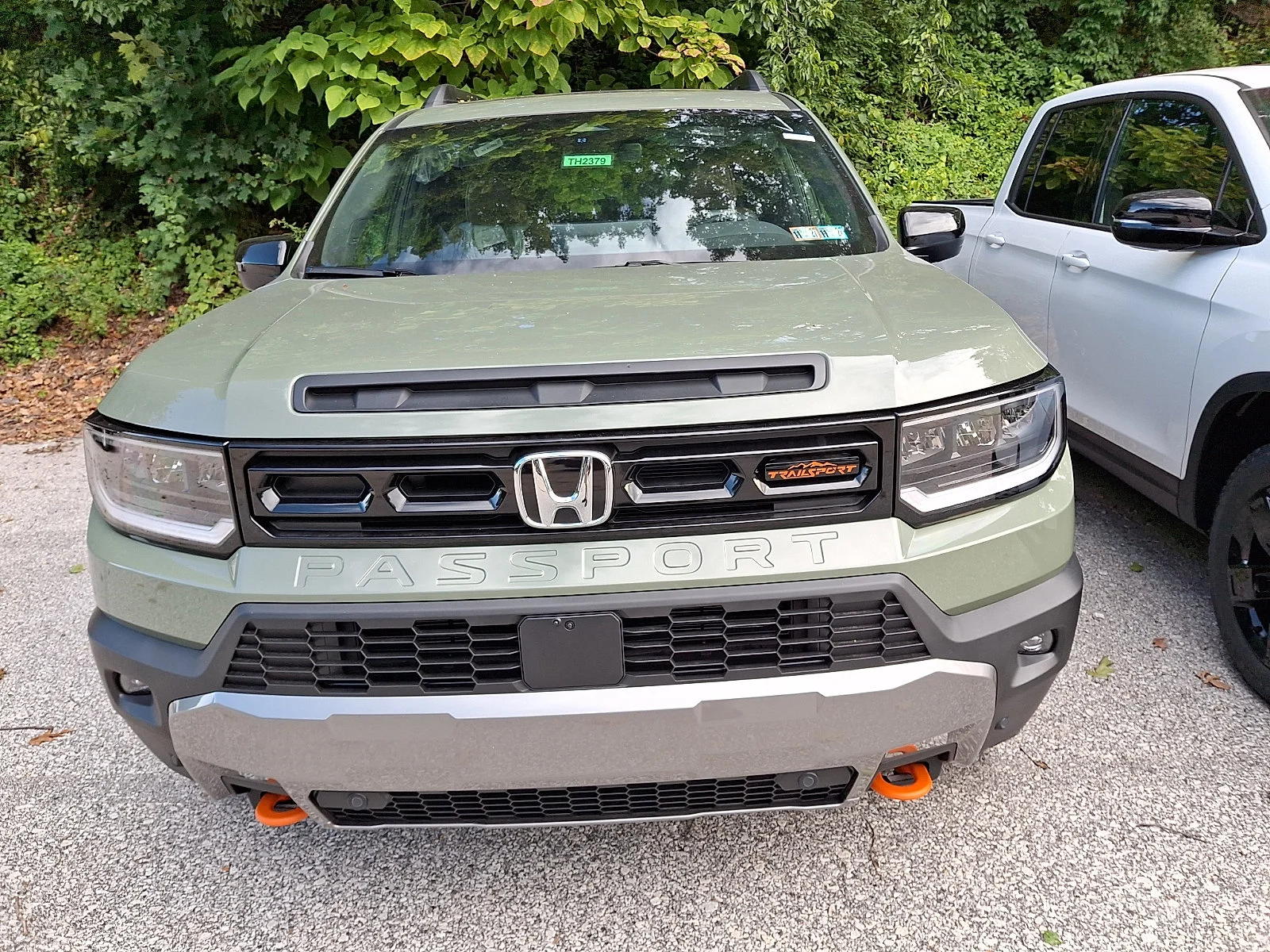New 2026 Ash Green Metallic Honda TrailSport Elite Blackout image 2