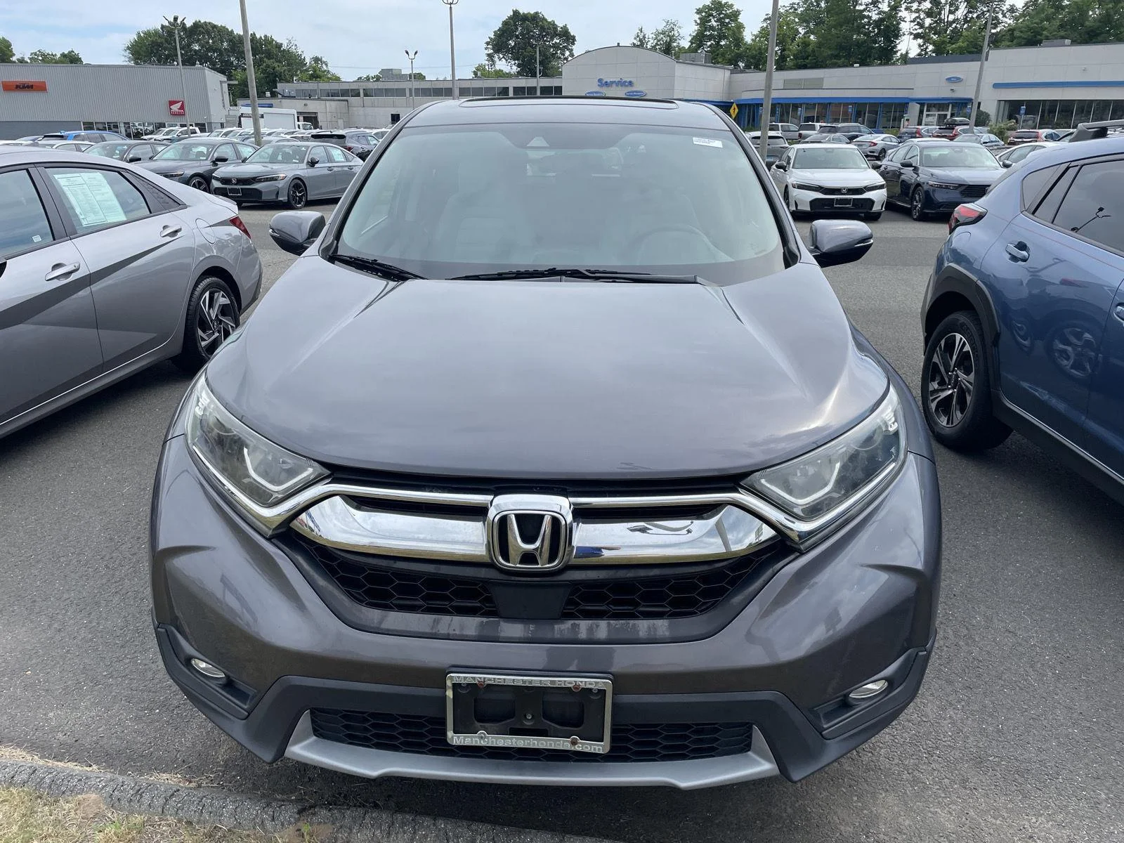 Used 2017 Honda CR-V EX with VIN 2HKRW2H50HH629550 for sale in Manchester, CT