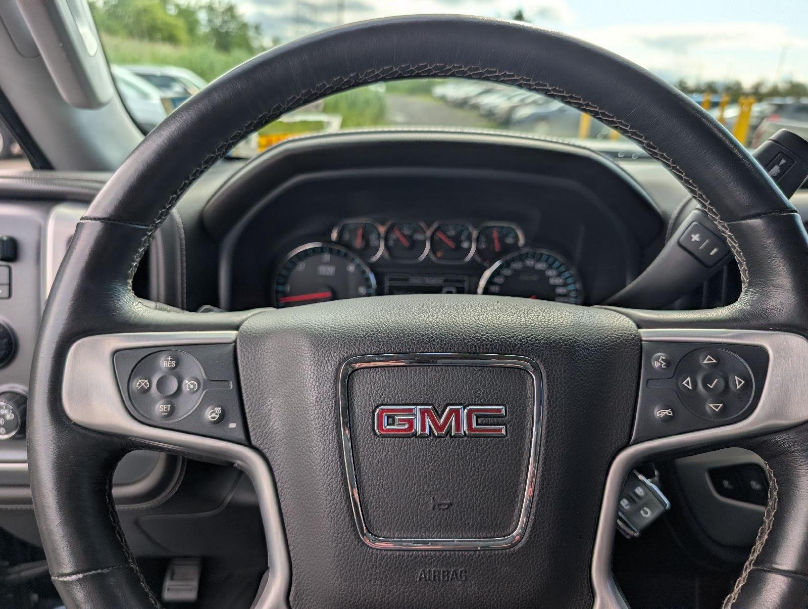 Used 2018 Stone Blue Metallic GMC SLT image 11