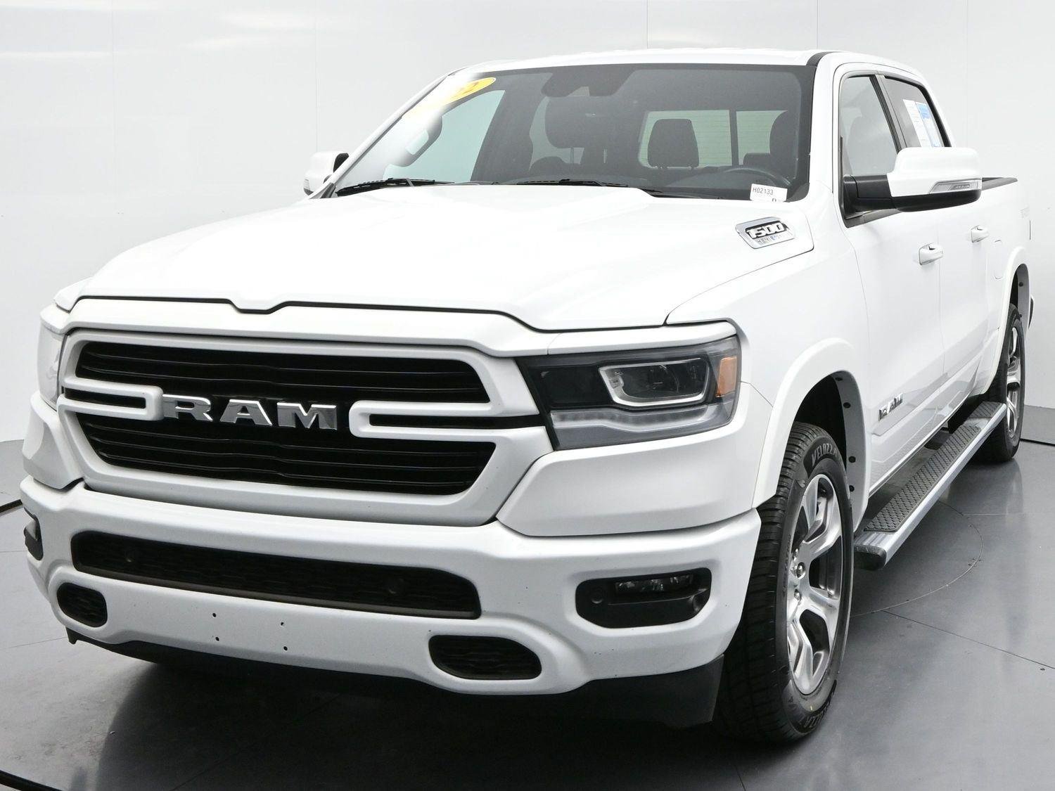 Used 2022 Bright White Clearcoat Ram Laramie image 3