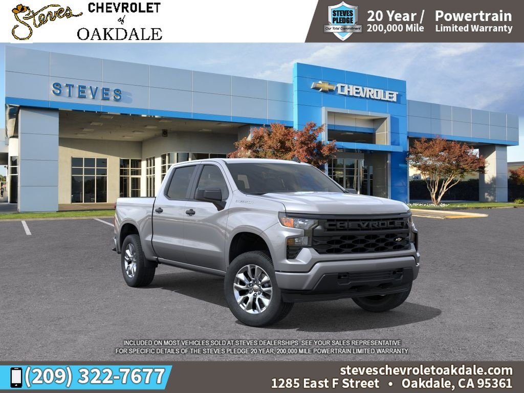 New 2026 Sterling Gray Metallic Chevrolet Custom image 1
