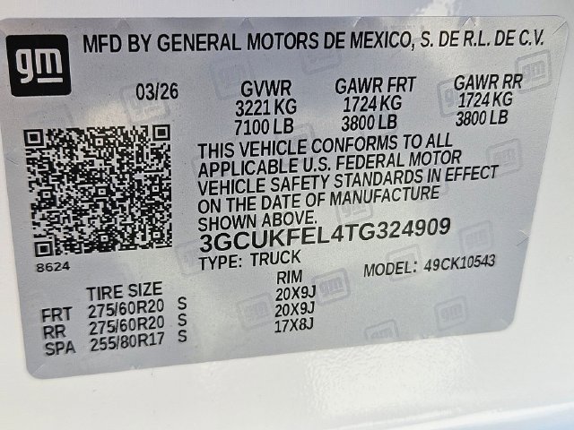 New 2026 Summit White Chevrolet LT Trail Boss image 16