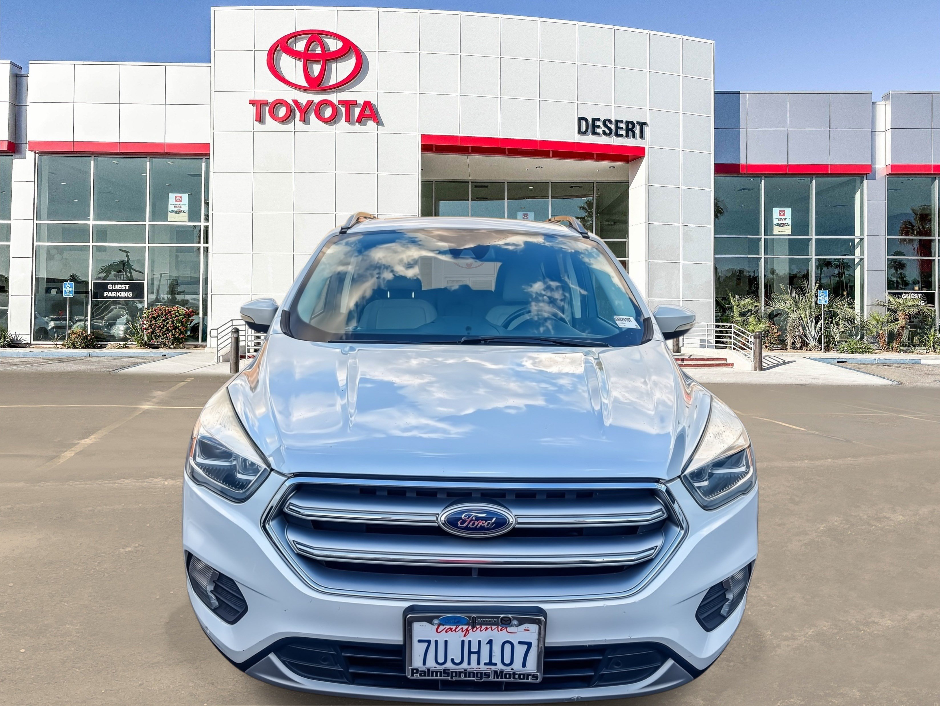 Used 2017 Ford Escape Titanium with VIN 1FMCU0J95HUA82810 for sale in Cathedral City, CA