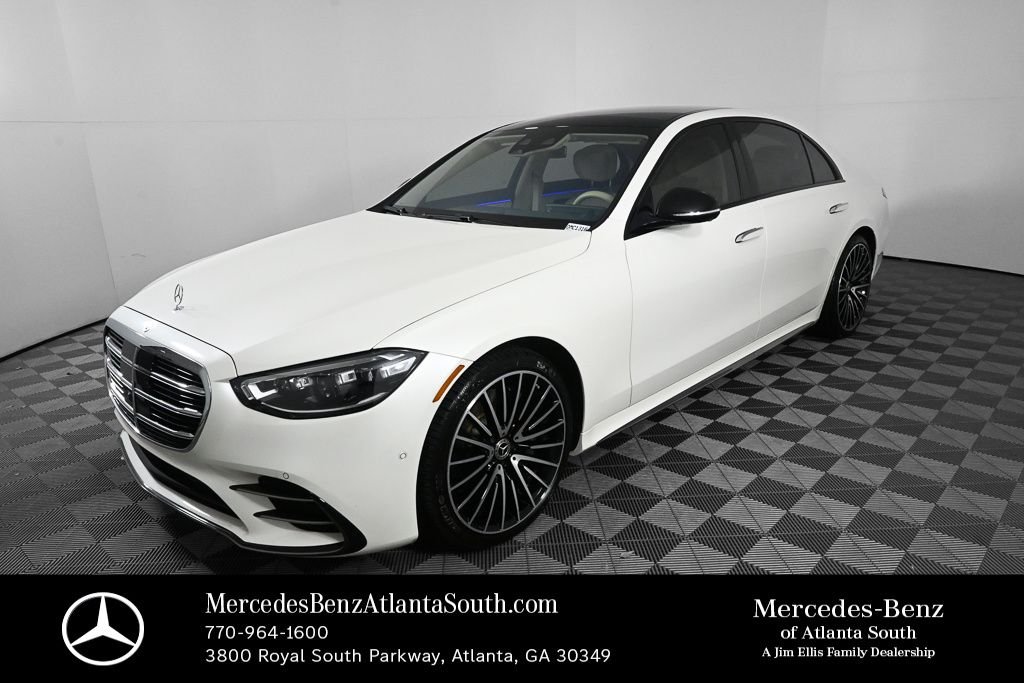 Certified Used 2023 White Mercedes-Benz S 580 image 1