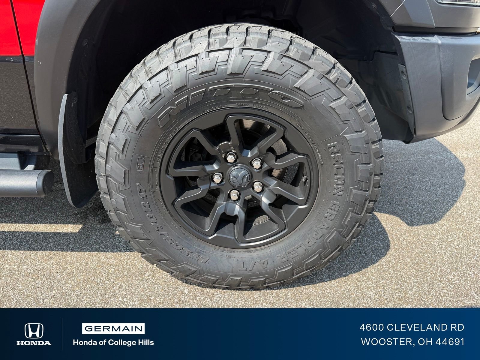 Used 2017 Flame Red Clearcoat Ram Rebel image 5