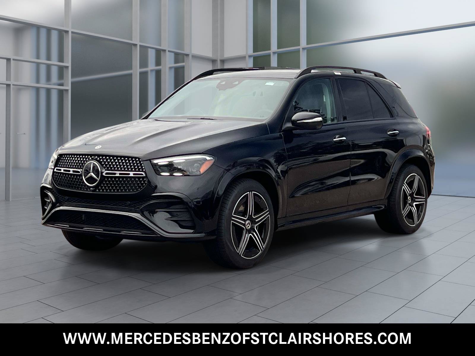 New 2026 Obsidian Black Metallic Mercedes-Benz GLE 350 image 1
