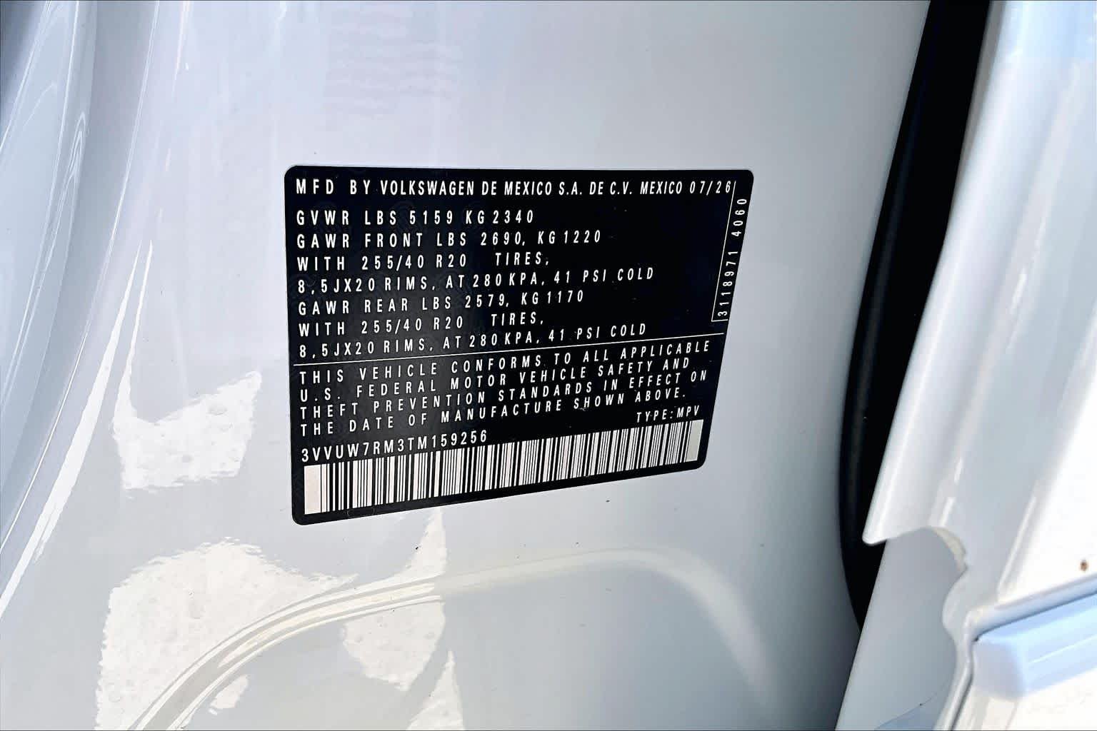 New 2026 Opal White Pear Volkswagen 2.0T SEL R-Line Turbo image 21