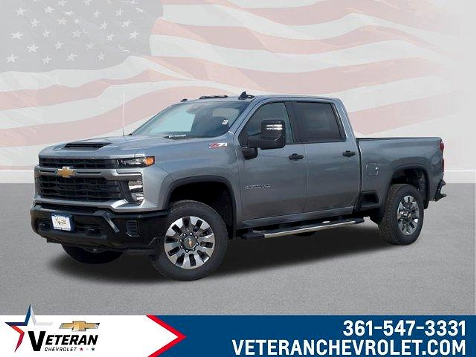 New 2026 Sterling Gray Metallic Chevrolet Custom image 1