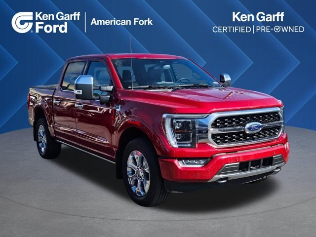 Used 2023 Rapid Red Metallic Tinted Clearcoat Ford Platinum image 38