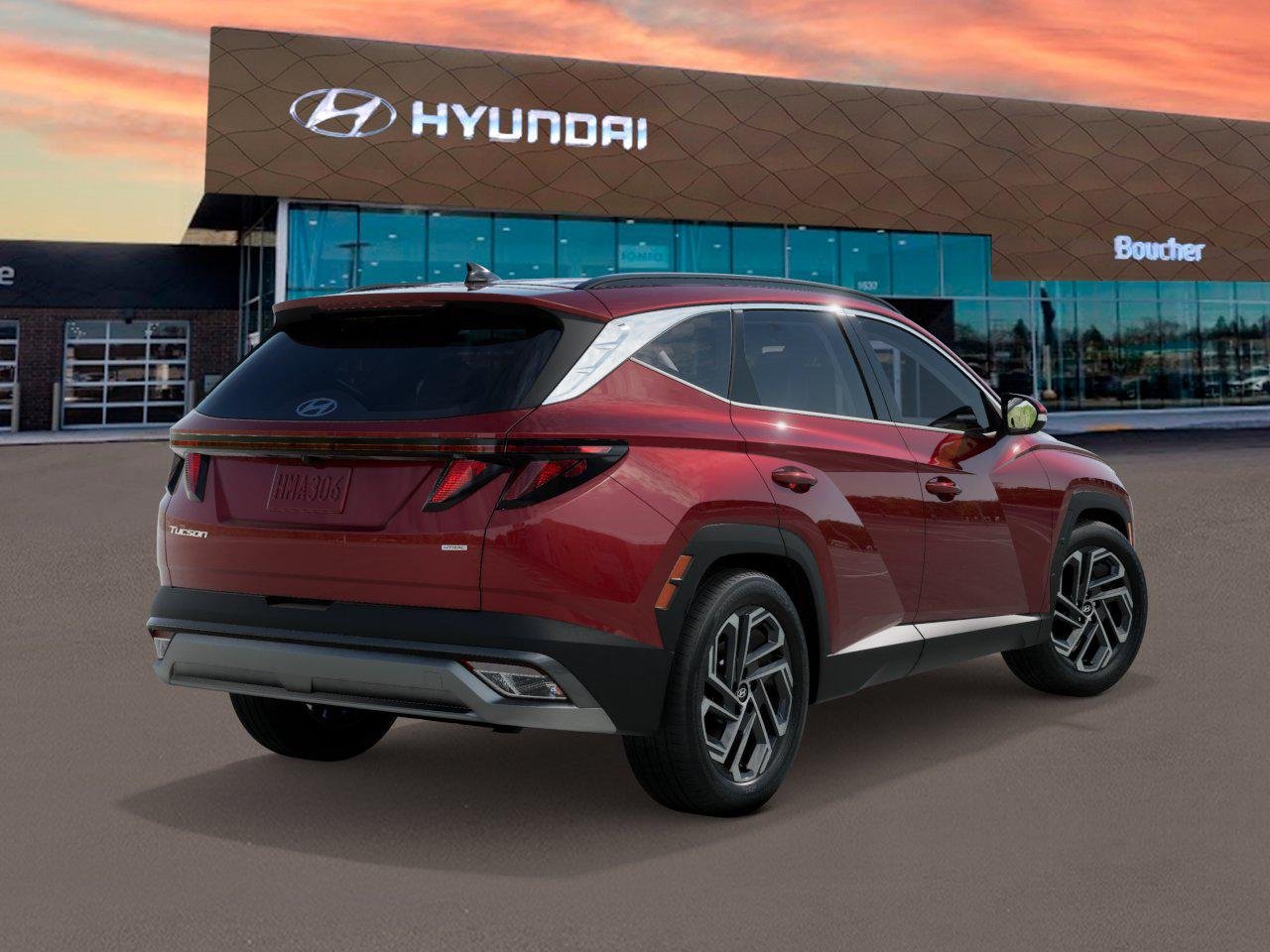New 2026 Ultimate Red Hyundai SEL Plus AWD image 4