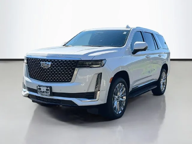 Used 2023 White Cadillac Premium Luxury image 3