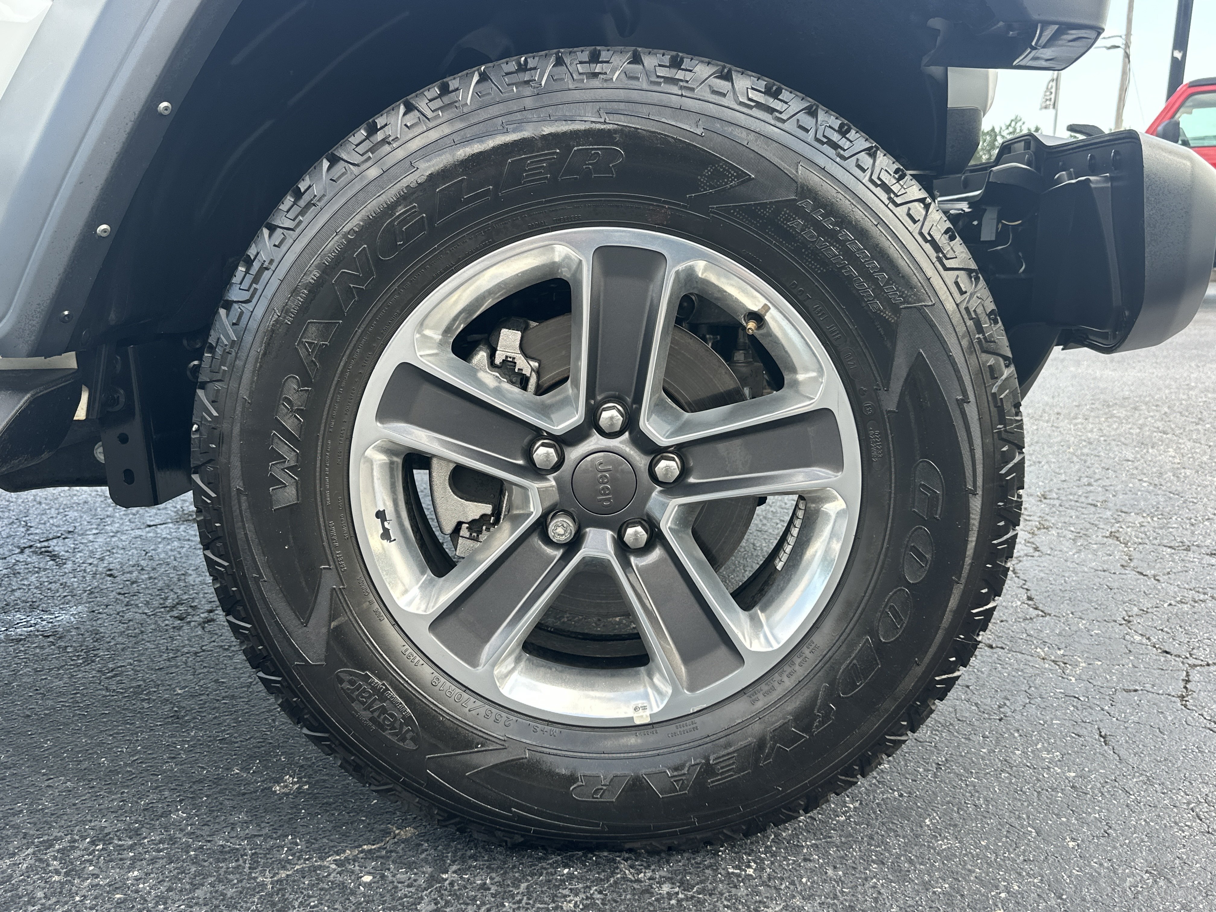 Used 2024 Bright White Clearcoat Jeep Sport image 13