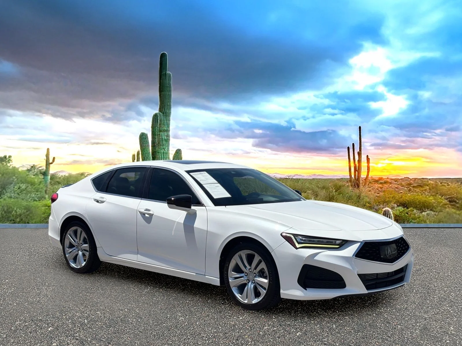 Used 2021 White Acura Technology Package image 6