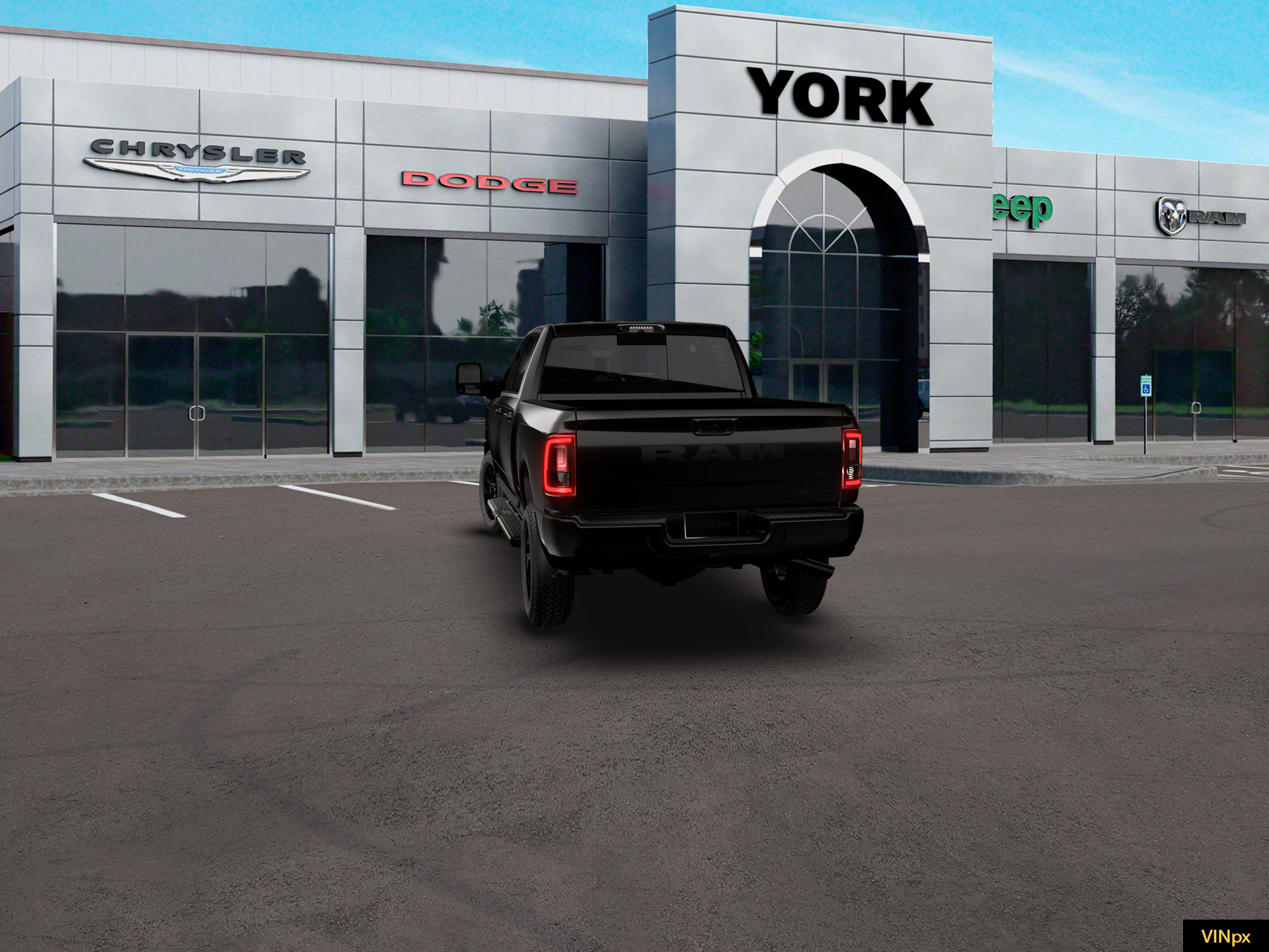 New 2026 Diamond Black Crystal Pearl-Coat Exterior Paint RAM LARAMIE image 25