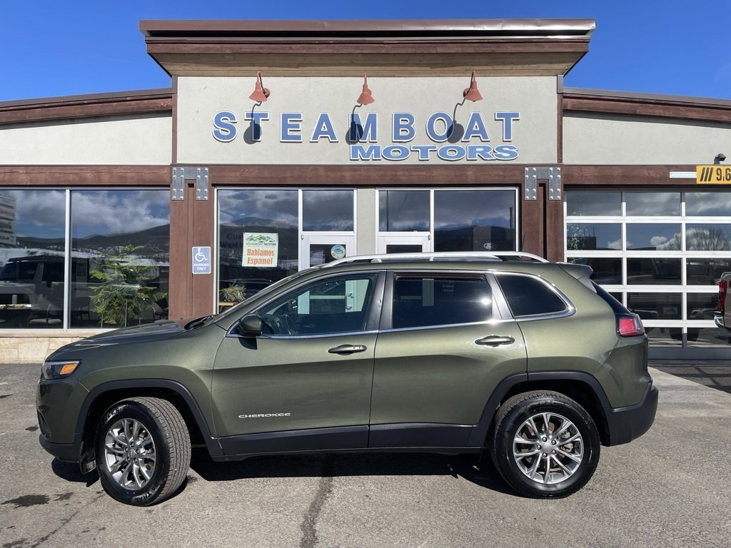 Used 2019 Jeep Cherokee Latitude Plus with VIN 1C4PJMLNXKD386335 for sale in Steamboat Springs, CO