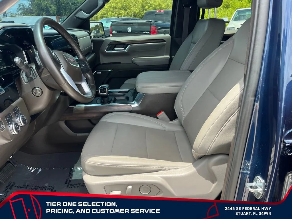 Used 2023 Pacific Blue Metallic GMC SLT image 9