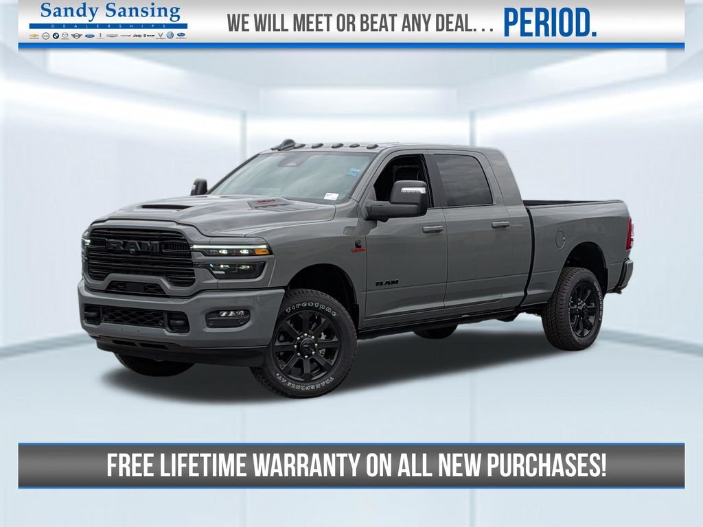 New 2026 Ceramic Gray Clear-Coat Exterior Paint RAM Laramie image 1