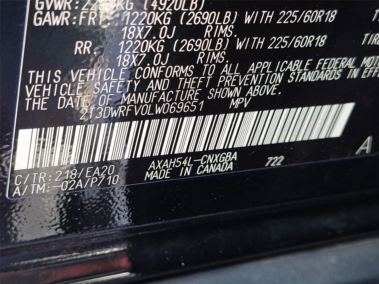 Used 2020 Midnight Black Metallic Toyota Hybrid Limited image 25
