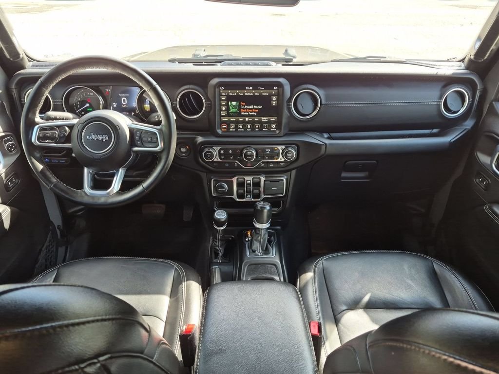 Used 2021 Gray Jeep Unlimited Sahara 4xe image 21